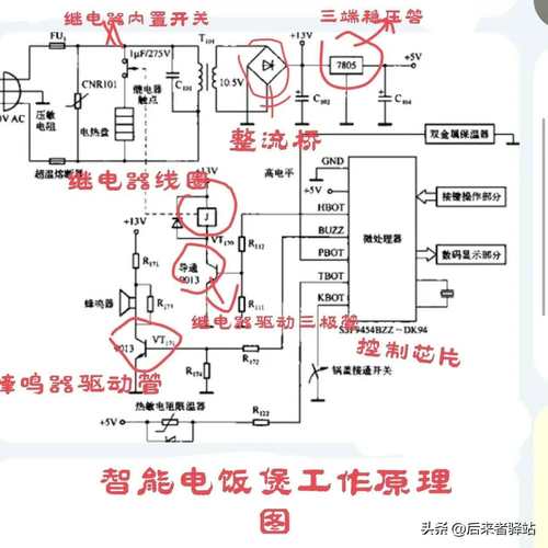 【原創】奧克斯電飯煲電路板維修 | 小白教程，解決不加熱、無法啟動等問題！